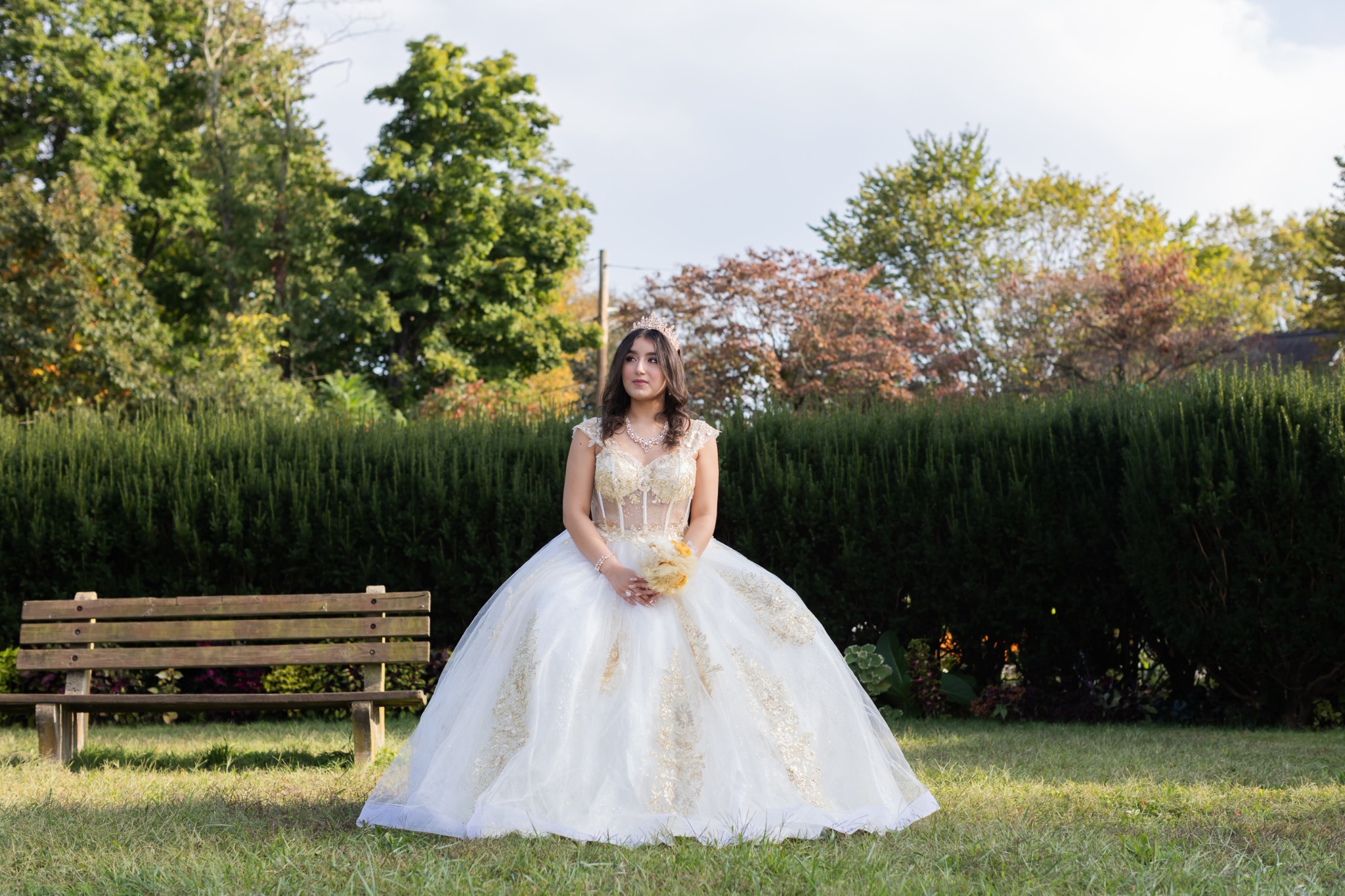 Family portrait during quinceañera session